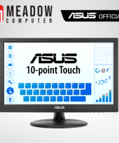 ASUS VT168HR 15.6" 5ms 60Hz TN FHD Flicker free Low Blue Light Touch LED Monitor (VGA, HDMI)