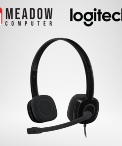 Logitech H151 Stereo Headset with Stereo Sound, Rotating Microphone, In-Line Controls, Adjustable Headband, 3.5MM Audio Jack