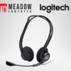 Logitech USB Wired Headset H370 with Digital Quality Sound, Noise Canceling Mic, In-Line Controls, Adjustable Headband