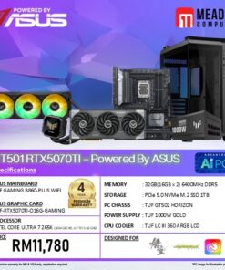 GT501 RTX5070 Ti – Powered by ASUS