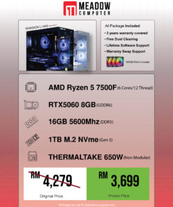 AMD Ryzen 5 7500 F | RTX5060 8GB